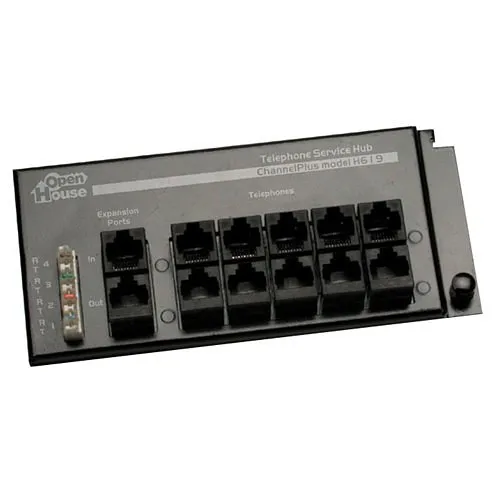 Linear H619 OpenHouse Telephone Interface Hub, Lines 12, Includes RJ-45 Expansion Jack
