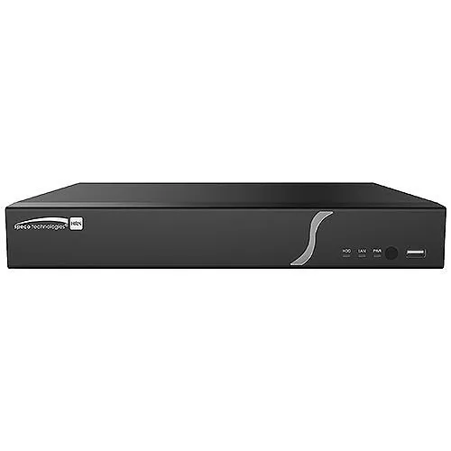 Speco H6HRN 6-Channel Hybrid DVR, HD-TVI Channels Plus IP Channels, 10TB HDD, NDAA Compliant, Black