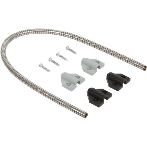 Nascom N18ADC Door Cord Kit, Square Lock 1/4 Diameter Flex Cord, Black