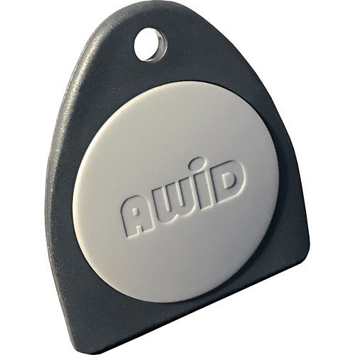 AWID KT-AWID-G-0 26-bit LF Proximity Keytag, Key Fob, Waterproof, Gray