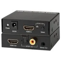 Kanex HAECOAX Audio De-Embedder With 3D Support, Signal Splitter, 2-Channel, HDCP Compliant, Full HD 1080p, Black