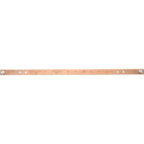 Hubbell HBBBHR19KT Grounding and Bonding, Bus Bar, 0.75" 19", 7D