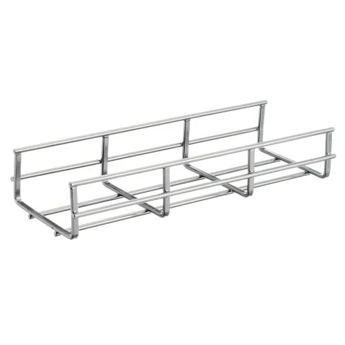Hubbell HBT0204S Wire Basket Tray, 2"x4"x118", Flat, Pre-Galvanized
