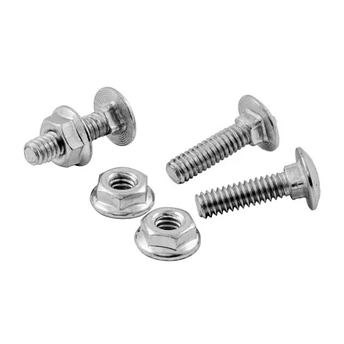 Hubbell HBTNB Wire Basket Tray, 1/4 x 20 Nuts and Bolts, Pre-Galvanized, 50-Piece