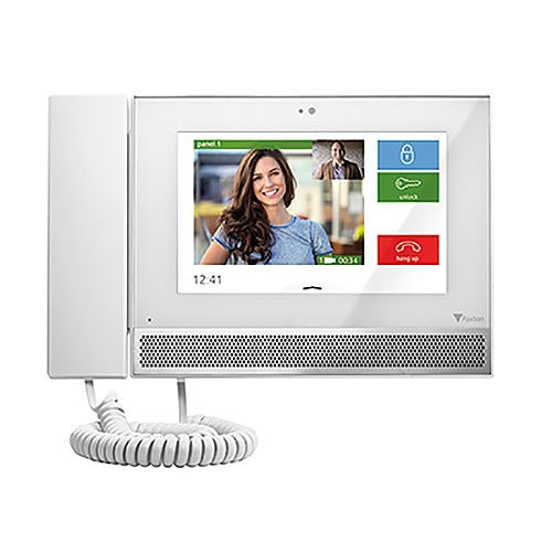 Paxton 337-292-US Access Entry Premium Monitor with Handset, 7" Touch Screen Video Intercom System for Standalone Net2 or Paxton10