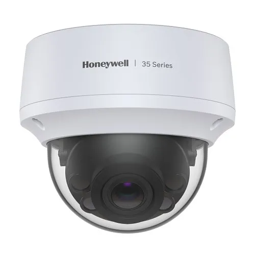Honeywell HC35W43R2 35 Series 3MP IR MFZ WDR IP Dome Camera, 2.7-13.5mm Lens, White (Replaces HDZP30XD4)