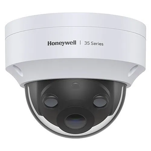 Honeywell HC35W43R3 35 Series 3MP IR Rugged WDR Mini Dome Camera, 2.8mm Lens, White