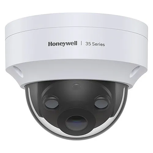 Honeywell HC35W48R3 35 Series 8MP IR Rugged Mini WDR IP Dome Camera, 2.8mm Lens, White