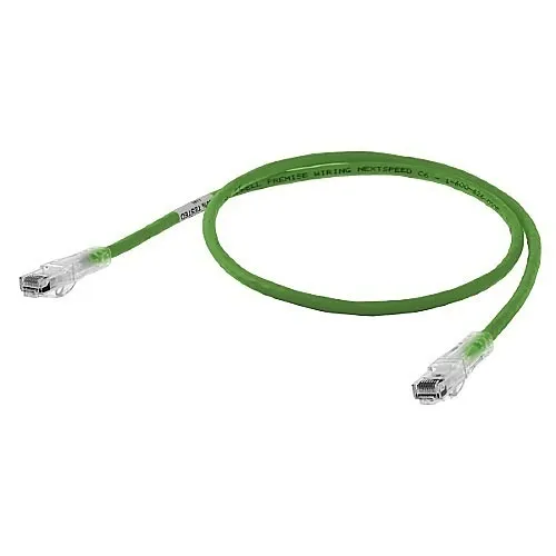 Hubbell HC6GN01 Hubbell HCAT6GN01 CAT6 UTP Patch Cords, Green