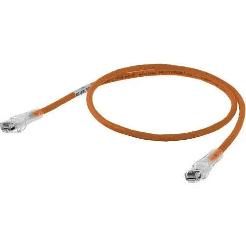 Hubbell HC6OR07 NEXTSPEED Patch Cords, CAT 6, 7' Length, 24 AWG, 300V, Orange
