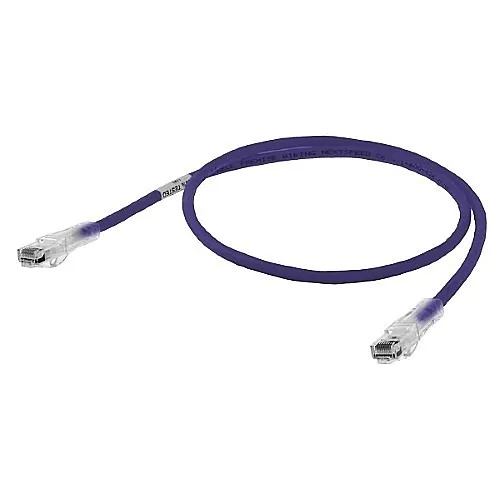 Hubbell HC6P03 Hubbell HCAT6P03 CAT6 UTP Patch Cords, 3', Purple