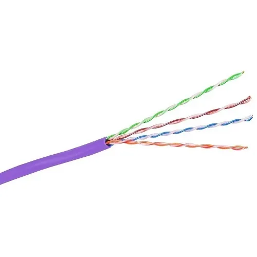 Hubbell HC6RPEP CAT6 Cable, Plenum, Reelex Box, Purple