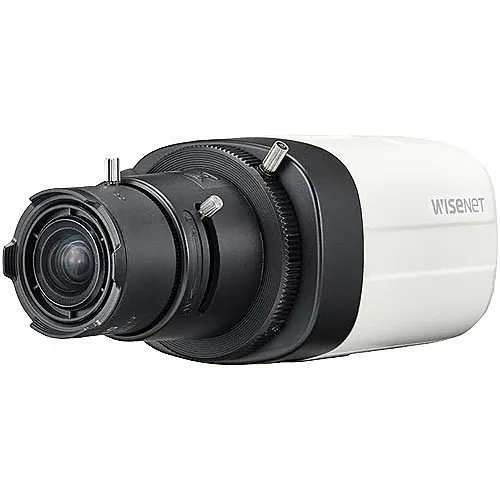 Hanwha HCB-6000 2MP Analog HD Box Camera, Lens Not Included, Ivory
