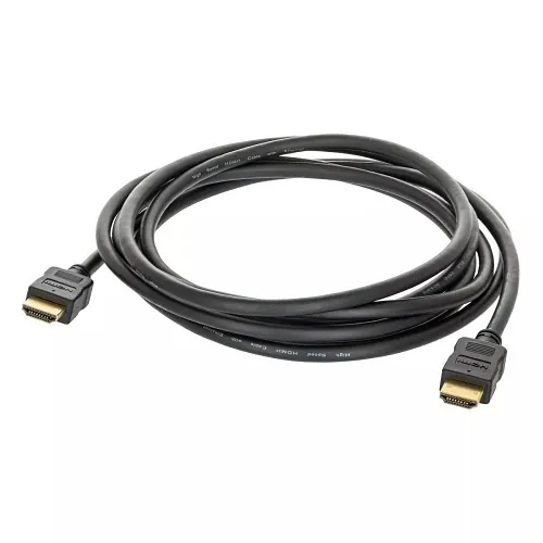 Hubbell HCH03BK HDMI Patch Cable, High Speed, Black