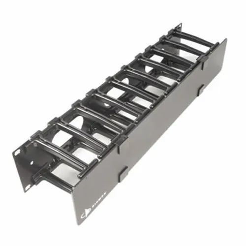 Siemon HCM-4-2U Cable Manager, Horizontal, RouteIT, Single Sided, 4"