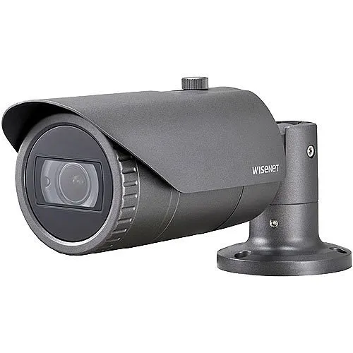 Hanwha HCO-6070R 2MP Analog HD IR Bullet Camera, 3.2-10mm Varifocal Lens, Dark Gray