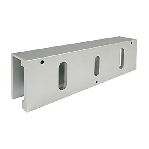 SDC HDB1V Glass Door Mounting Kit for Single Herculite Glass Door, Field Adjustable, 2-1/2" 1-1/2" 8-1/2", Dull Aluminum