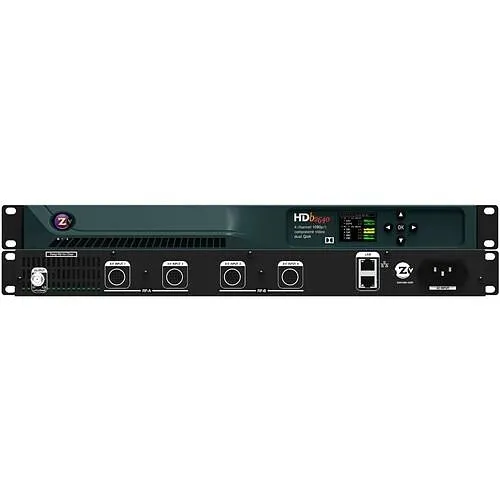 Kramer HDB2640-DT HD Video Encoder / QAM Modulator, (4) DIN Inputs, Digital MPEG-2 QAM RF Output