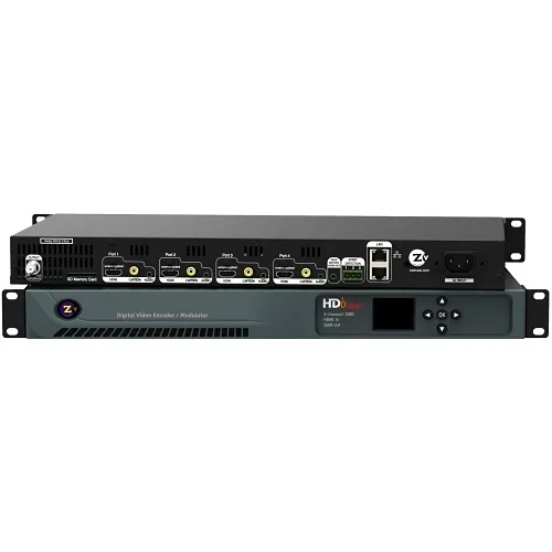 ZeeVee HDB2840-NA HD Video Encoder / QAM Modulator with 4 HDMI Inputs Up to 1080i/1080p