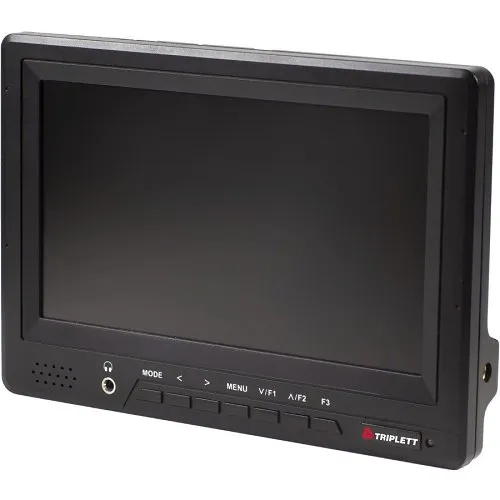 Triplett HDCM-4K Portable 7" HD TFT LCD Monitor: 4K Security Camera Test Monitor