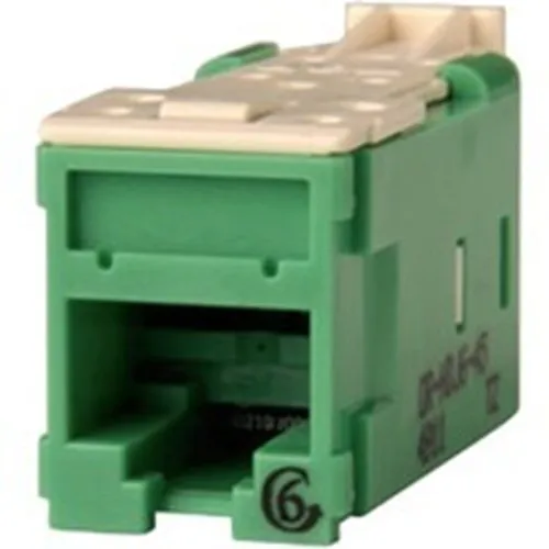 Ortronics HDJ6-45 40300546-13 Clarity High Density Jack, Cat6, Green