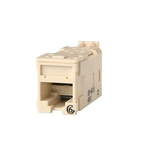Ortronics HDJ6 Keystone Jack, HD Jack, Cat6, Clarity, T568A/B