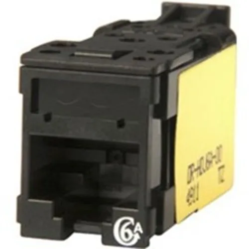 Ortronics HDJ6A-00 Clarity CAT6A High-Density Jack, T568A/B, Black