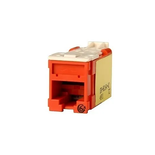 Ortronics HDJ6A-42 Clarity CAT6A High Density Jack,T568A/B, Red