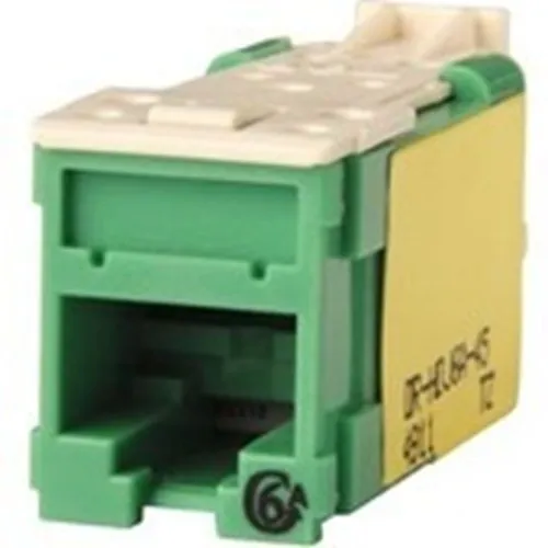 Ortronics HDJ6A-45 Clarity CAT6A High Density Jack, T568A/B, Green
