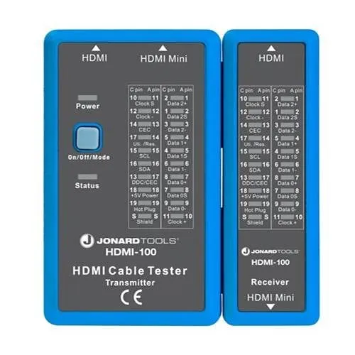 Jonard Tools HDMI-100 HDMI and Mini Cable Tester