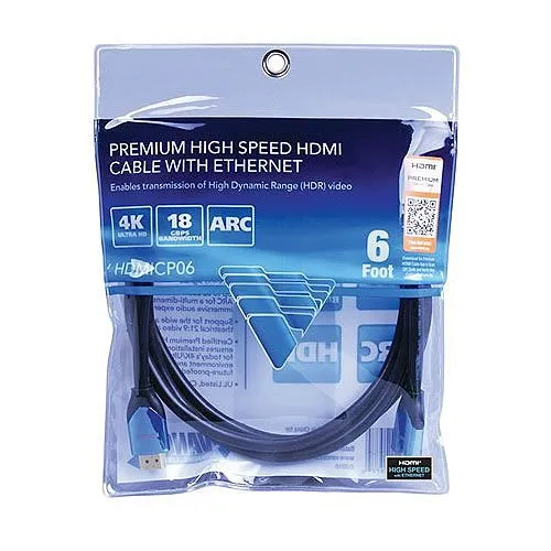 Vanco HDMICP03 3' Certified Premium High Speed HDMI Cables with Ethernet