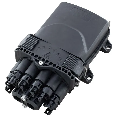 Lynn Electronics HDPAS-SA1-S8 HyperDrop PAS (Compact) Patch and Splice Fiber Terminal Enclosure, 8 SC / APC Ports with 1x8 Splitter