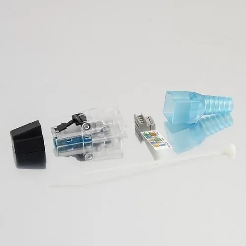 Ortronics HDPUC6A-5PK CAT6a Unshielded Clarity High-Density Field Terminated 8-Position Modular Plug, 5-Pack