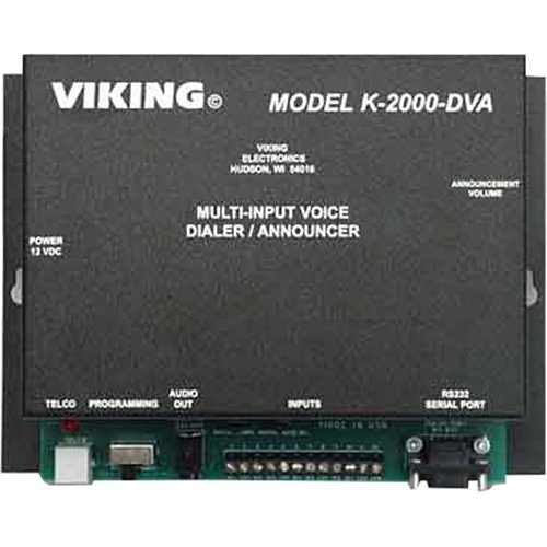 Viking K-2000-DVA Voice Alarm Dialing Or Store Caster Announcements From up to Inputs
