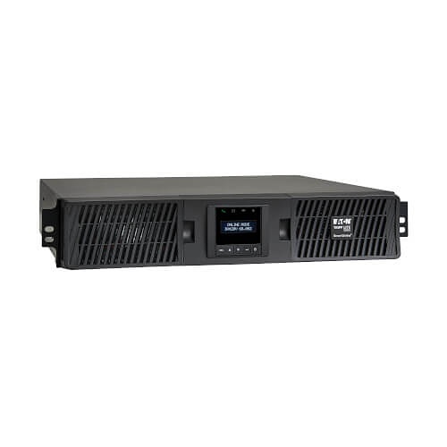Eaton Tripp Lite SU1000RTXLCD2U SmartOnline 1000VA 900W 120V Double-Conversion Sine Wave UPS, 8 Outlets, Extended Run, Network Card Option, LCD, USB, DB9, 2U Rack / Tower