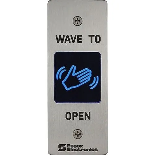 Essex HEW-1S Narrow "Wave to Open" Touchless Switch, Stainless Faceplate