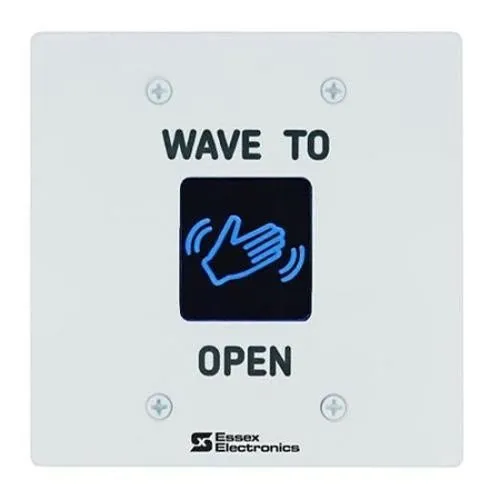 Essex HEW-3W Hand-E-Wave Double Gang, White Faceplate