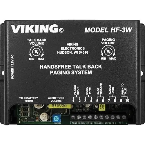 Viking HF-3W Hands Free Talk Back Amplifier
