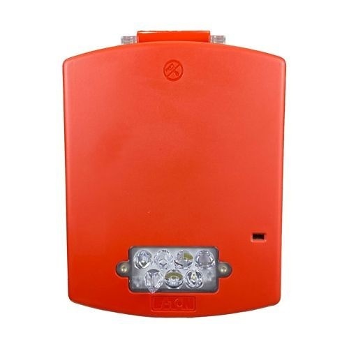Eaton EL3RST-FR Eluxa 3R Strobe with Plate, Red
