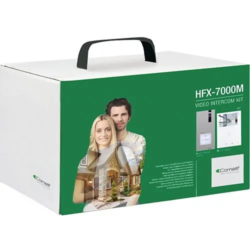 Comelit HFX-7000MW Single Family Kit with Quadra and Mini Hand-Free Wi-Fi SB