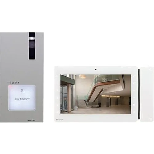 Comelit HFX-9000M Single-Family Intercom Kit with Quadra and Maxi, SB System