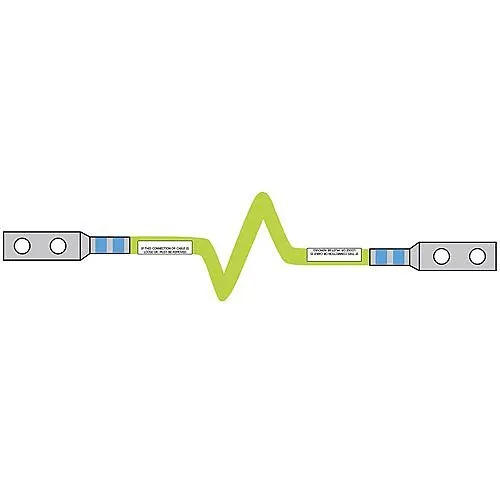 Hubbell HGRKTD9D Grounding and Bonding, Grounding Kit, D-Lug, 6 AWG, 9", PX, Hardware