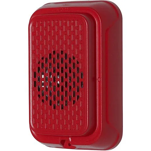 System Sensor HGRL-LF L-Series Indoor Low Frequency Compact Sounder, 2-Wire, Wall Mount, Red