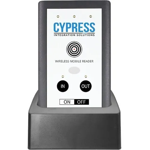 Cypress HHR-3156-GY Wireless Handheld Reader, 1-Reader Kit for Doors/Gates, Grey