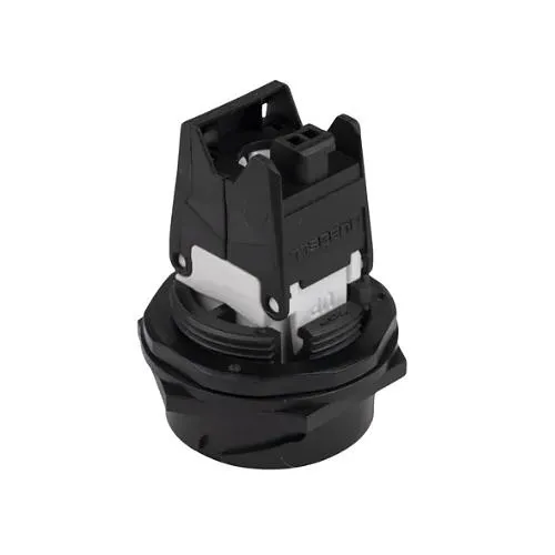 Hubbell HI6CL HI-IMPACT Connector, COBRA-LOCK, Category 6, White