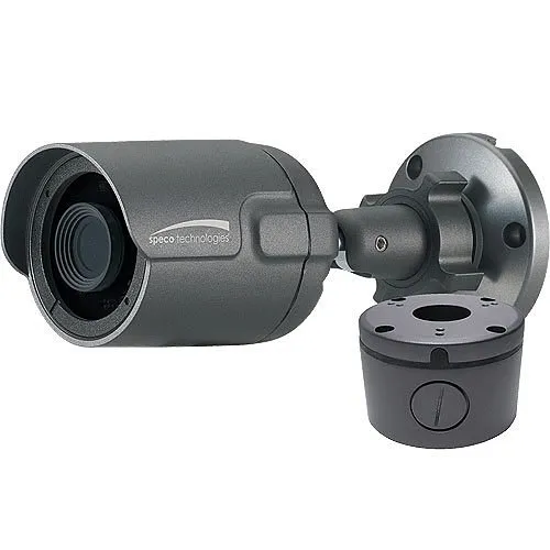 Speco HIB68 Ultra Intensifier 2MP Outdoor Bullet Camera, 3.6mm Lens, Dark Gray