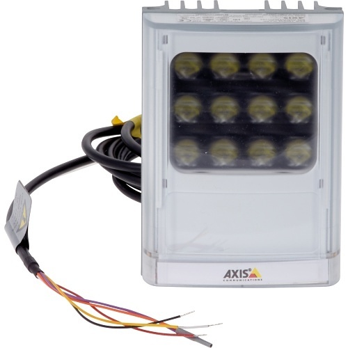 AXIS T90D25 High-Performance White LED Illuminator, Pre-Mounted 10° Diverging Lens, Black