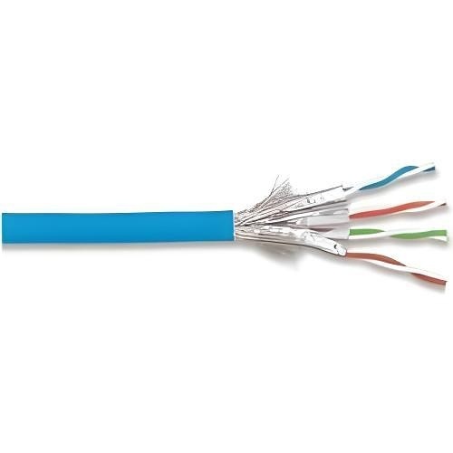 Siemon 9T7R4-E10-06-R1 CAT7A, 4-Pair Cable, Shielded Foiled Twisted Pair, 305M, 1000' Blue