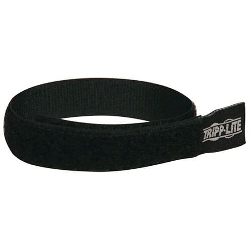 Eaton Tripp Lite P350-10N-10 Hook-and-Loop Cable Tie, 10" L x 5/8" W, 10-Pack