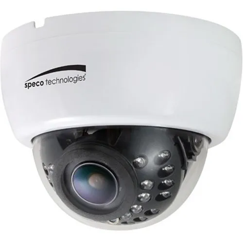 Speco HLED33DT 2MP HD-TVI Indoor Dome Camera, 2.8-12mm Varifocal Lens, White